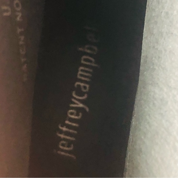 Jeffery Campbell Women’s Litas, black leather. Plat form booties, size 6.5M - Picture 9 of 10